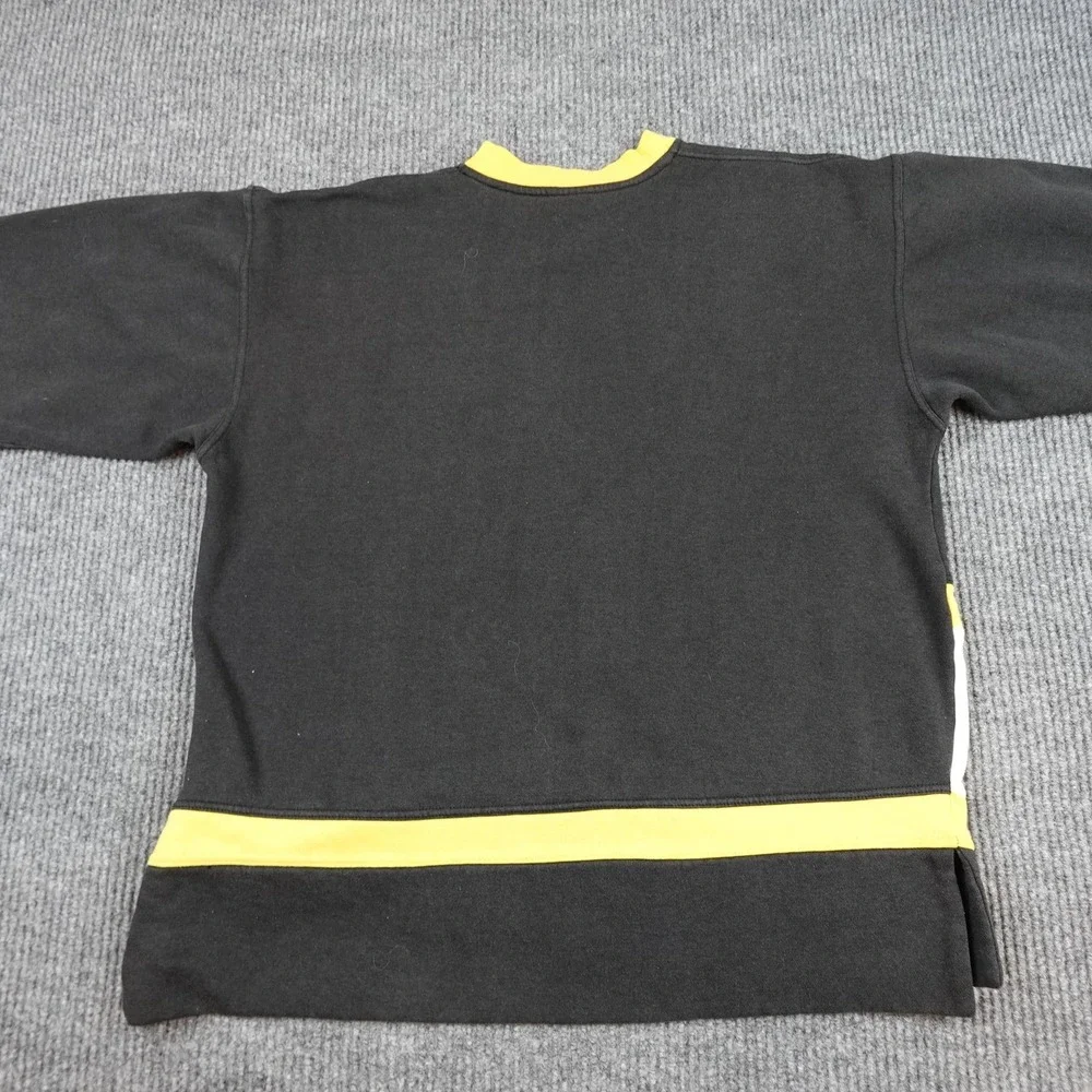 Vintage Pittsburgh Steelers Sweatshirt Mens Large Black NFL Pro Player Crewneck